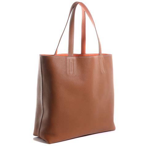 hermes double sens review|Hermes reversible tote.